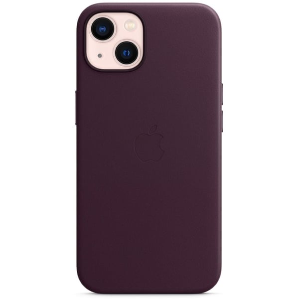 Apple Leather Case with MagSafe Dark Cherry iPhone 13