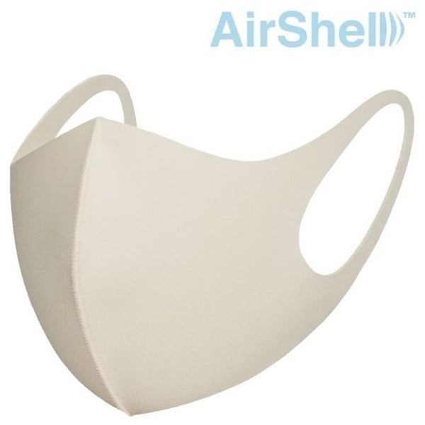 Airshell Antibacterial Cool Mask Beige (XS)