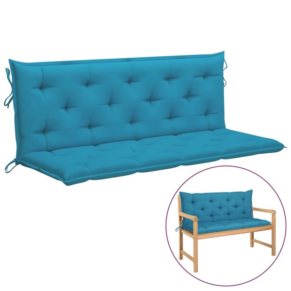 Vidaxl Cushion For Swing Chair Light Blue 150 Cm Fabric Vidaxl Cushion For Swing Chair Light Blue 150 Cm Fabric