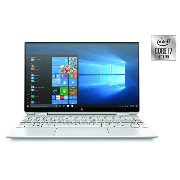 HP Spectre x360 13-AW0009NE Convertible Touch Laptop - Core i7 1.3GHz 16GB 1TB+32GB Shared Win10 13.3inch FHD Natural Silver
