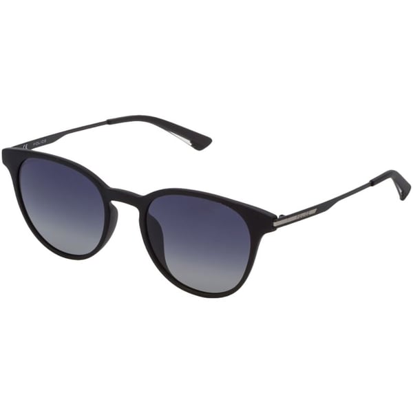 Police Round Black Sunglasses for Unisex 190605080184