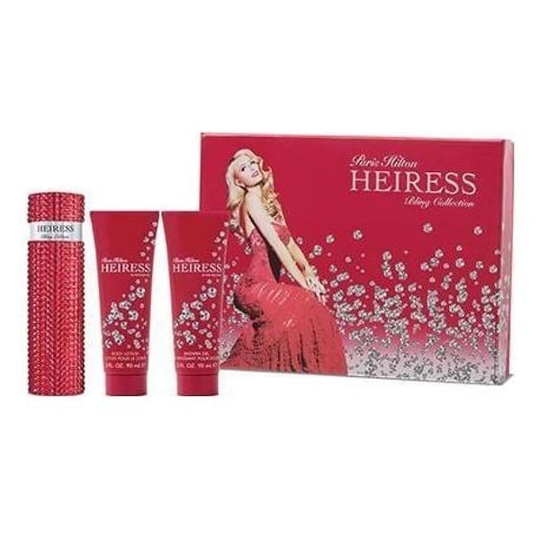 Paris Hilton Heiress Bling Gift Set For Women (Paris Hilton 100ml EDP + 90ml Body Lotion + 90ml Shower Gel)