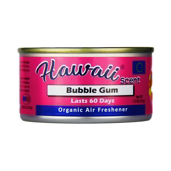 Hawaii Scent Car Air Freshener Organic Can Bubble Gum Scent For Auto Or Home (bubble Gum) Hawaii Scent Car Air Freshener Organic Can Bubble Gum Scent For Auto Or Home (bubble Gum)