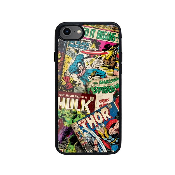 Marvel Comics Collection - Glass Case for iPhone SE (2020) Marvel Comics Collection - Glass Case for iPhone SE (2020)