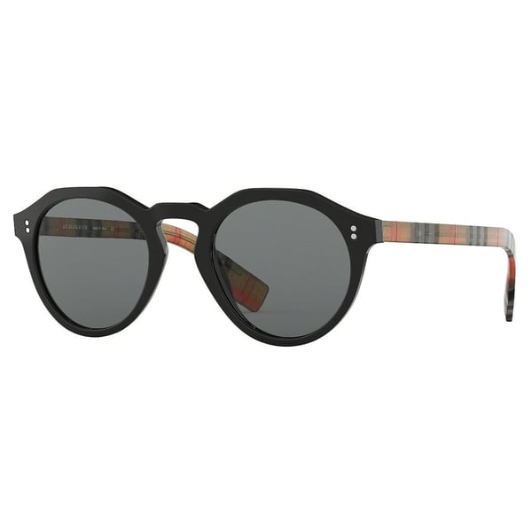 Burberry Black Plastic Unisex BU-4280-375787-48 Sunglasses