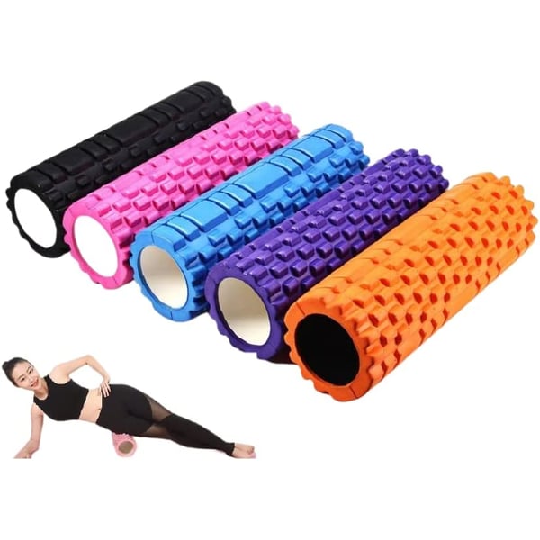 Buy ULTIMAX EVA Yoga Foam Roller Floating Point Gym Physio Massage Fitness  Equipment Massager for Muscle Multicolor – 45cm Online in UAE
