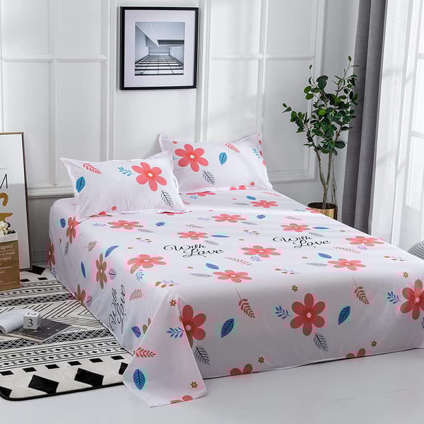 DEALS FOR LESS-3 Pieces Bedsheet Set, With Love Design. DEALS FOR LESS-3 Pieces Bedsheet Set, With Love Design.