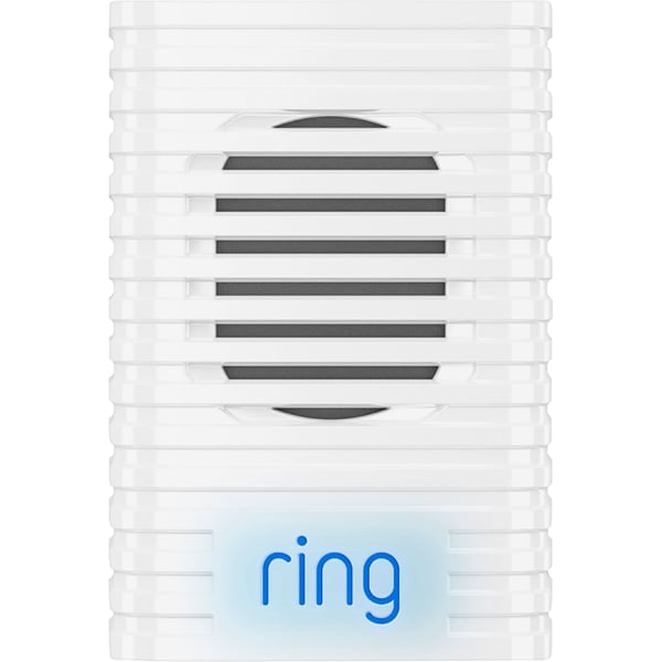 Ring Chime White Works With Google Assistant, Compatible With Android, Apple Ios