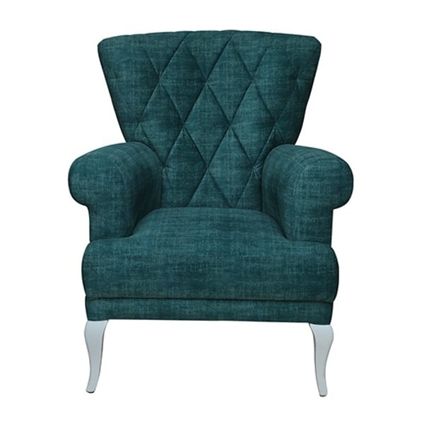 Pan Emirates Eyelet Single Seater Sofa Blue