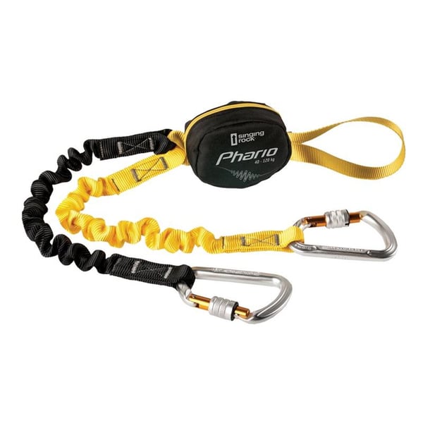 Singing Rock Phario Slide, Via Ferrata Set, Yellow/black