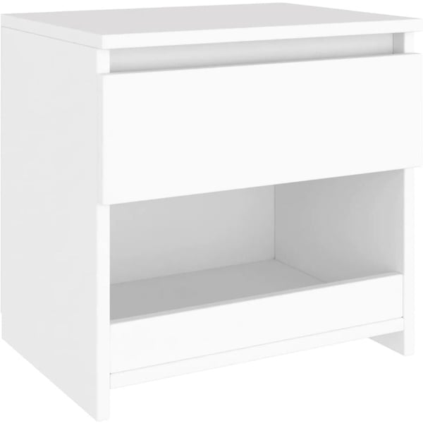 Vidaxl Bedside Cabinet White 40x30x39 Cm Chipboard Vidaxl Bedside Cabinet White 40x30x39 Cm Chipboard