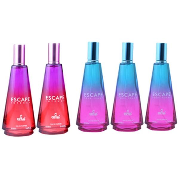 Coral 5pcs Escape Intense EDP Gift Set 2 Intense 100ml 3Po Coral 5pcs Escape Intense EDP Gift Set 2 Intense 100ml 3Po