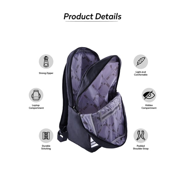 Buy Para John Travel Laptop Backpack 19’’ Black Online in UAE | Sharaf DG