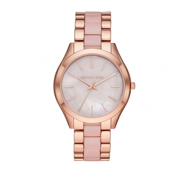 Michael Kors Slim Runway Rose Gold Stainless Steel Women Watch MK4467