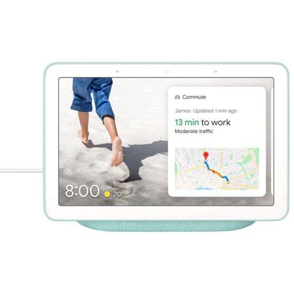 Google Nest Hub 7inch Smart Display with Google Assistant - Aqua