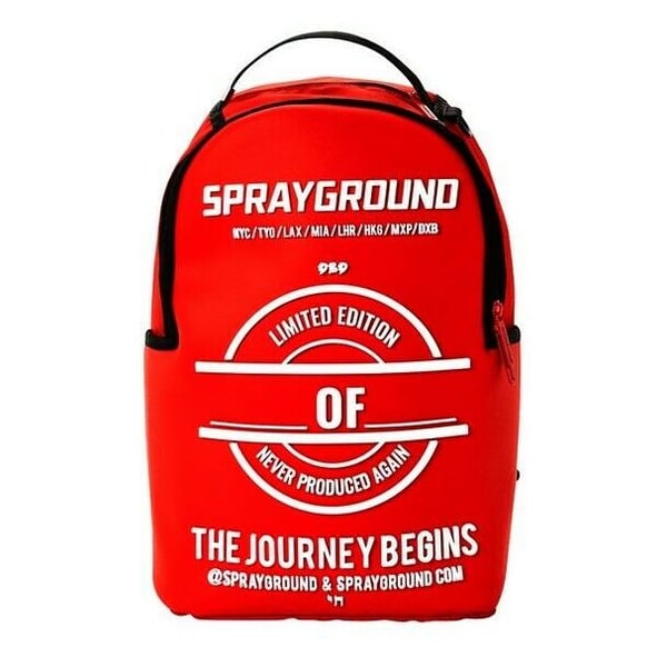 Sprayground Inner Label Red Unisex Backpack 18