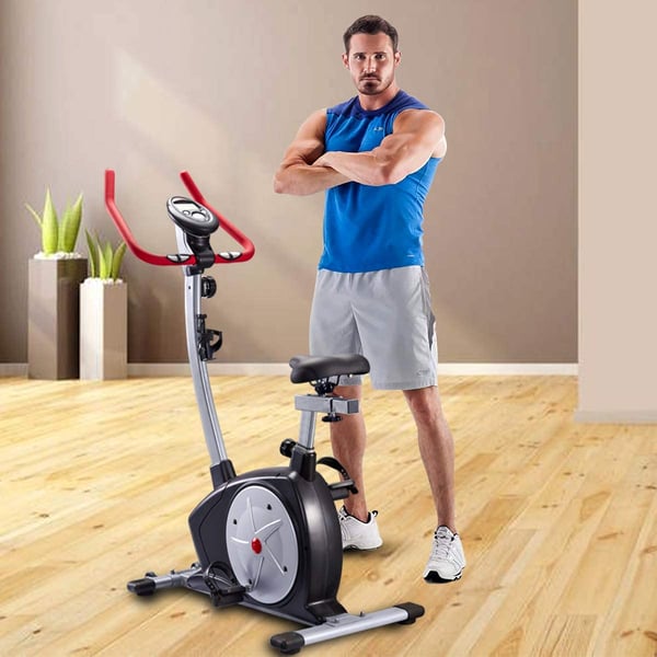 Sparnod Fitness SUB-55/WNQ-3318LA Upright Exercise Bike Stationary Bikes with Adjustable Cushion Seat (Free Installation) Sparnod Fitness SUB-55/WNQ-3318LA Upright Exercise Bike Stationary Bikes with Adjustable Cushion Seat (Free Installation)