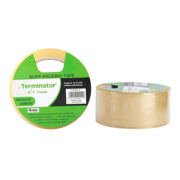 Terminator Transparent Tape 48 Mic X 48 Mm Large Terminator Transparent Tape 48 Mic X 48 Mm Large