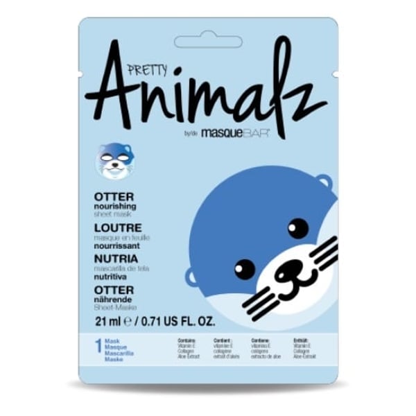 Pretty Animalz Otter Nourishing Sheet Mask 21ml