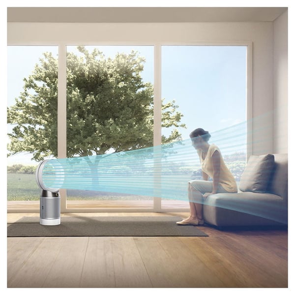 Dyson Pure Cool Purifying Fan, White/Silver DP04 Dyson Pure Cool Purifying Fan, White/Silver DP04
