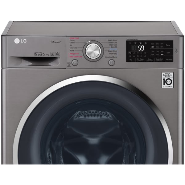 LG 8kg Washer & 5kg Dryer F4J6TGP2S, Steam™ , 6motion DD, Inverter Direct Drive™ LG 8kg Washer & 5kg Dryer F4J6TGP2S, Steam™ , 6motion DD, Inverter Direct Drive™