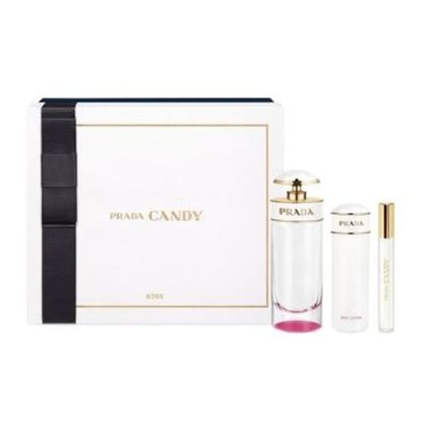 Prada Candy Kiss Gift Set For Women (Candy Kiss 80ml EDP + Candy Kiss Mini 10ml EDP + 75ml Body Lotion)