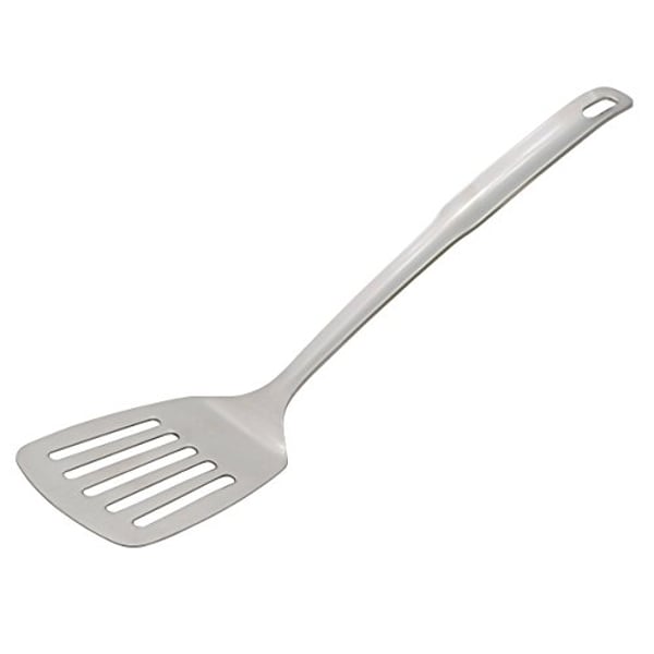 HIC Harold Import Co. Hic Essential Slotted Turner With Long Handle, 18/8 Stainless Steel, 12.5-Inch HIC Harold Import Co. Hic Essential Slotted Turner With Long Handle, 18/8 Stainless Steel, 12.5-Inch