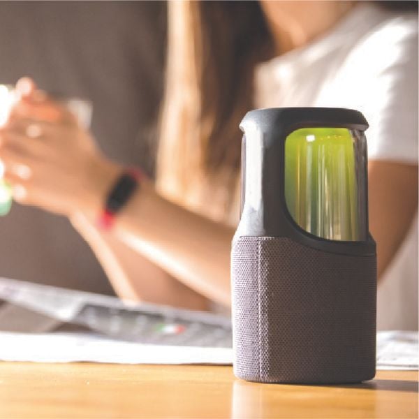 Switch Portable Bluetooth Speaker Black With LED Lights