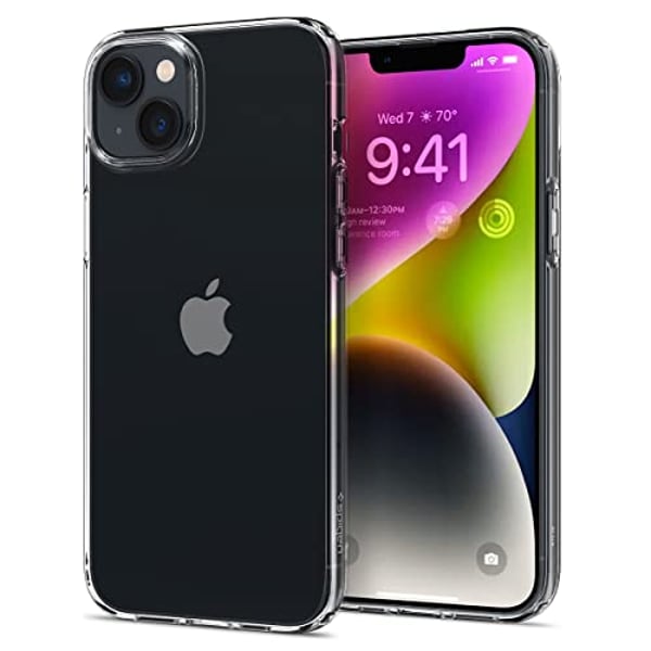 Spigen Liquid Crystal designed for iPhone 14 Plus case cover - Crystal Clear