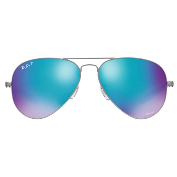 RayBan RB8317CH-029/A1-58 Aviator Stainless Steel Gunmetal Unisex Sunglasses RayBan RB8317CH-029/A1-58 Aviator Stainless Steel Gunmetal Unisex Sunglasses