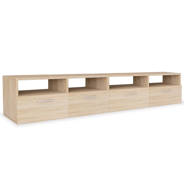vidaXL TV Cabinets 2 pcs Engineered Wood 95x35x36 cm Oak vidaXL TV Cabinets 2 pcs Engineered Wood 95x35x36 cm Oak