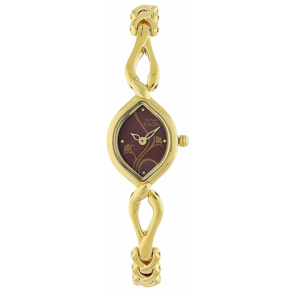 Titan 2455YM02 Purple Dial Analog Watch for Women