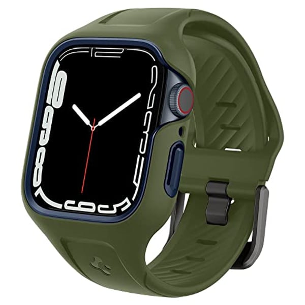 Spigen Liquid Air Pro designed for Apple Watch Series 7 (45mm) Case with Band - Moss Green Spigen Liquid Air Pro designed for Apple Watch Series 7 (45mm) Case with Band - Moss Green