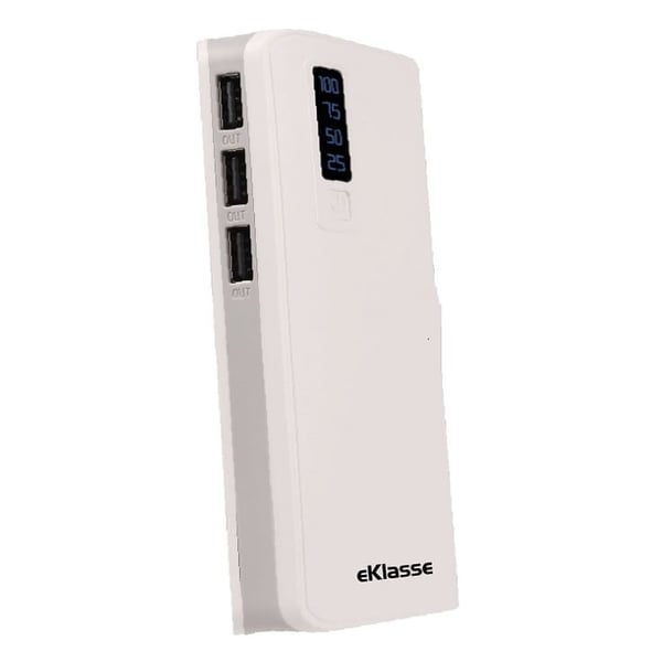 Eklasse EKPB10026BFD Power Bank 10000mAh Bundle Black+White Eklasse EKPB10026BFD Power Bank 10000mAh Bundle Black+White