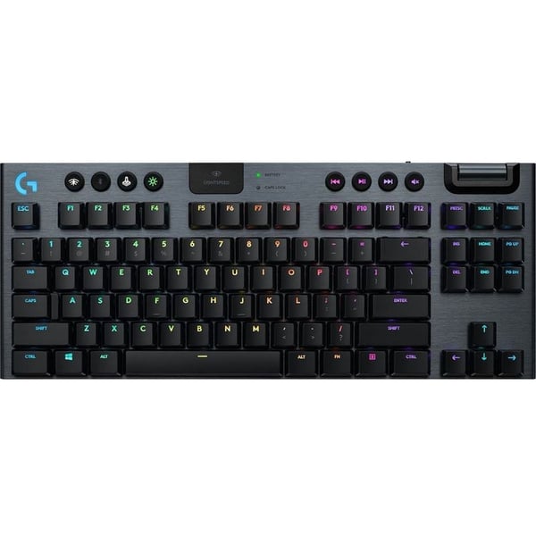 Logitech Tenkeyless Light Speed RGB Tactic Wireless Keyboard 368mm Black