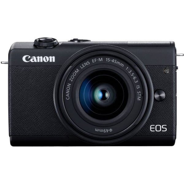 Canon EOS M200 Mirrorless Digital Camera Black with EF-M15-45mm IS STM Lens