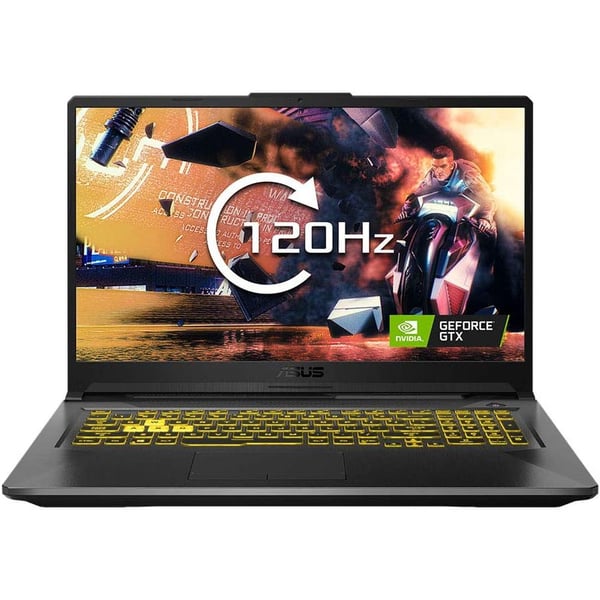 Asus TUF FA706IU-H7015T Gaming Laptop - Ryzen R7 4.20GHz 16GB 1TB 6GB Windows 10 Home 17.3inch FHD Grey English/Arabic Keyboard