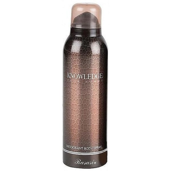 Rasasi Knowledge Deodorant Spray 200ml Rasasi Knowledge Deodorant Spray 200ml