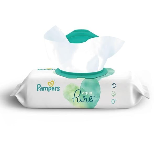 Pampers Aqua Pure Baby Wipes 48 Count Pampers Aqua Pure Baby Wipes 48 Count