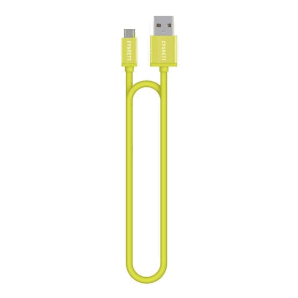 Cygnett USB-A to Lightning Cable Apple Certified MFi [Charge & Sync] [Fast Charging] Long Lasting [Durable & Fixable] [Fashionable] - All iOS devices [iPhone/iPad] - Soft Nylon PVC - 1.2M/4ft - Green