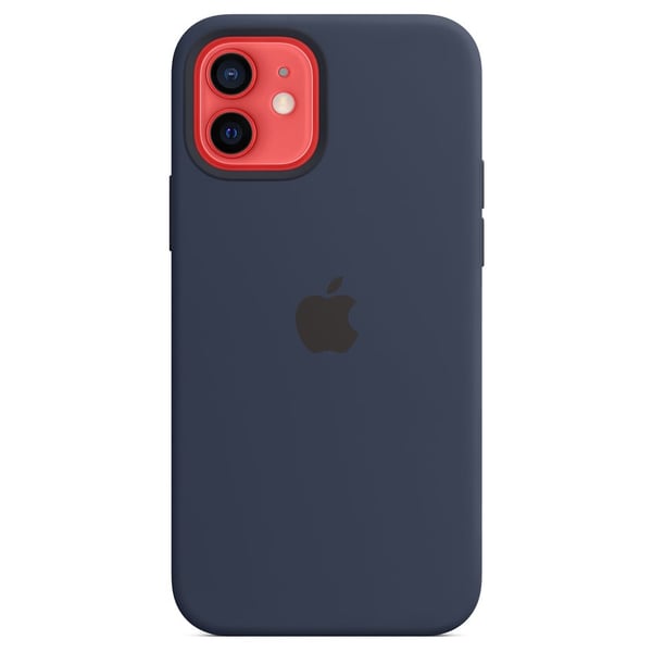 Apple iPhone 12 | 12 Pro Silicone Case with MagSafe - Deep Navy Apple iPhone 12 | 12 Pro Silicone Case with MagSafe - Deep Navy