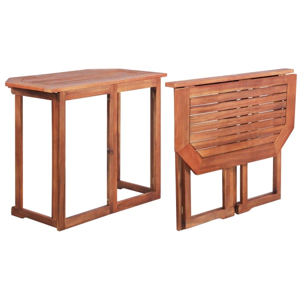 vidaXL Bistro Table 90x50x75 cm Solid Acacia Wood vidaXL Bistro Table 90x50x75 cm Solid Acacia Wood