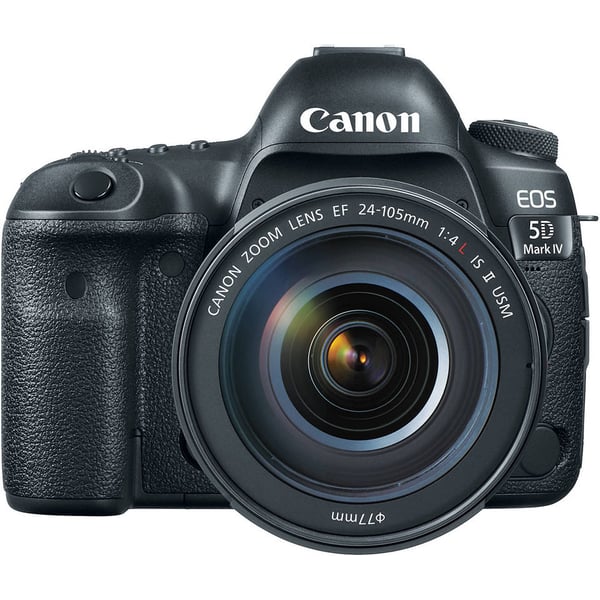 Canon EOS 5D Mark IV DSLR Camera Black With 24-105mm F/4L IS USM Lens