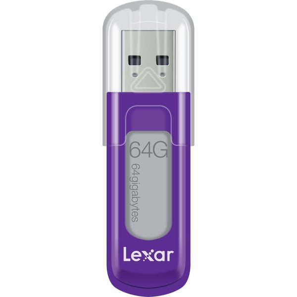 Lexar  LJDV1064GABEU Jump Drive V10 USB2.0 Flash Drive Puirple 64GB