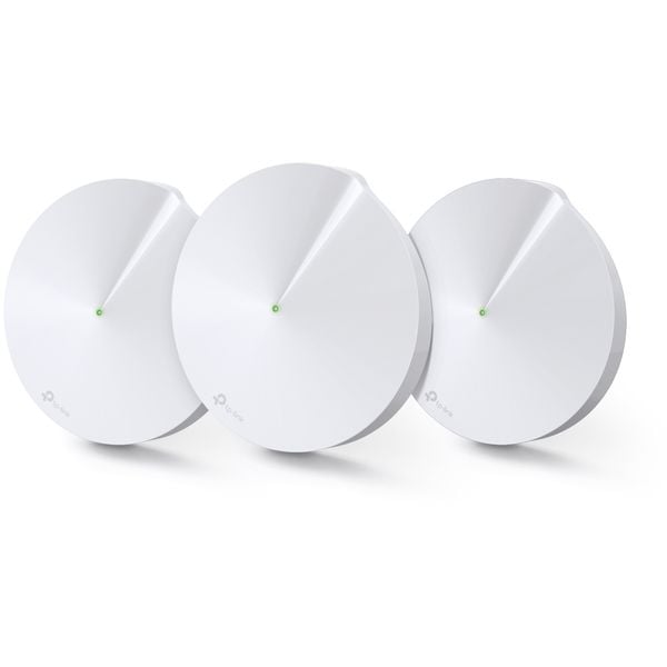Tp-Link Deco M9+ AC2200 Wifi System Pack of 3pcs With TAPOC200 Home Security Wi-Fi Camera