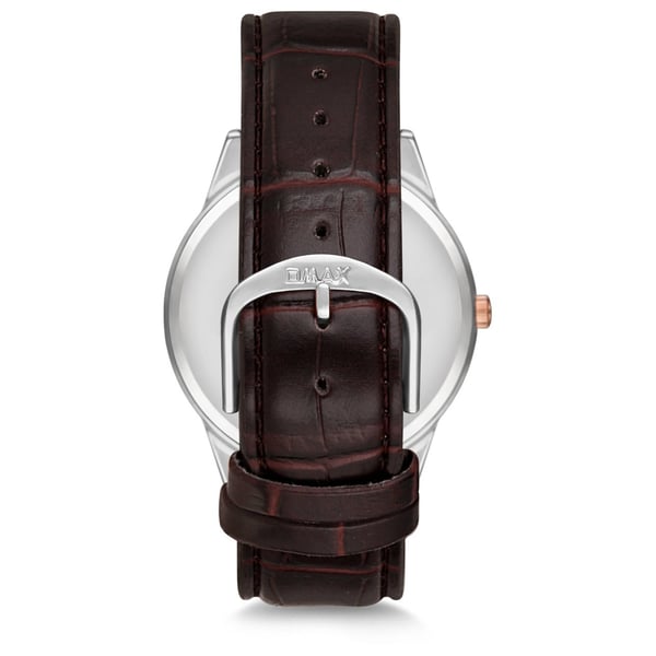 Omax Classic Series Brown Leather Analog Watch For Men JD01C35I Omax Classic Series Brown Leather Analog Watch For Men JD01C35I