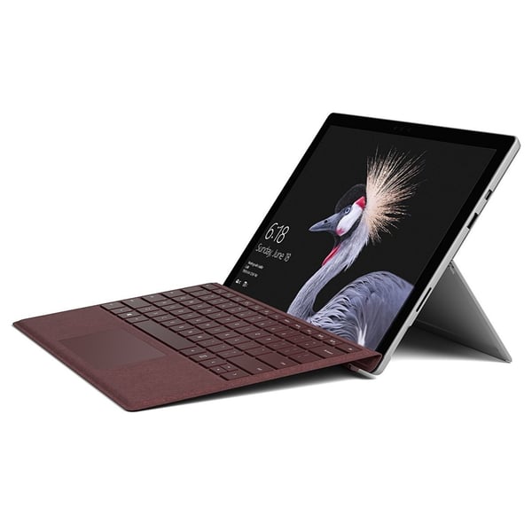 Microsoft Surface Pro - Core i5 2.60GHz 4GB 128GB Shared Win10Pro 12.3inch Silver + Surface Pro Signature Type Cover Burgundy Microsoft Surface Pro - Core i5 2.60GHz 4GB 128GB Shared Win10Pro 12.3inch Silver + Surface Pro Signature Type Cover Burgundy