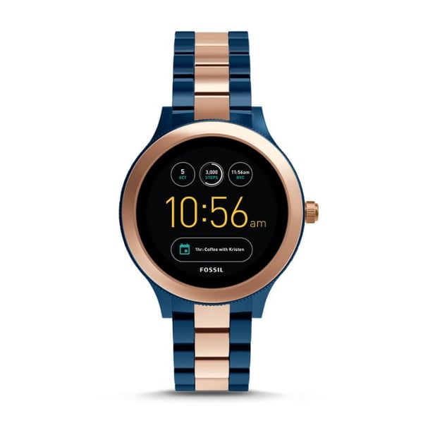 Fossil FTW6002 Gen 3 Smartwatch - Q Venture Rose Two-Tone Stainless Steel