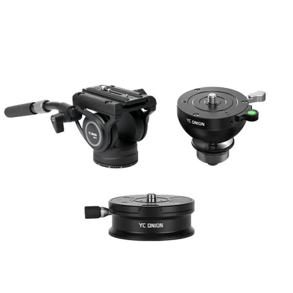 YC Onion Coconut 75mm Bowl Head with FH75 Fluid Head & Nut Quick Release Kit