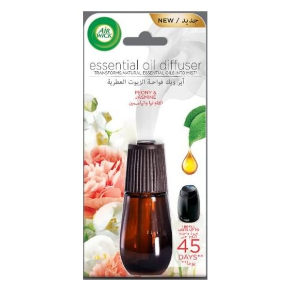 Airwick Air Freshner Essential Oil Diffuser Refill Peony & Jasmine